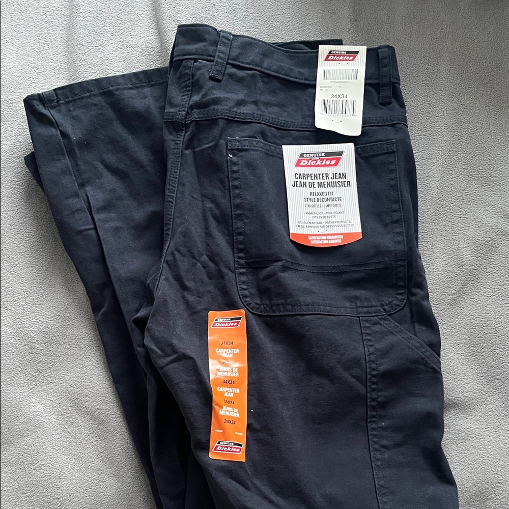 NWT Dickies Relaxed fit carpenter jeans in dark navy